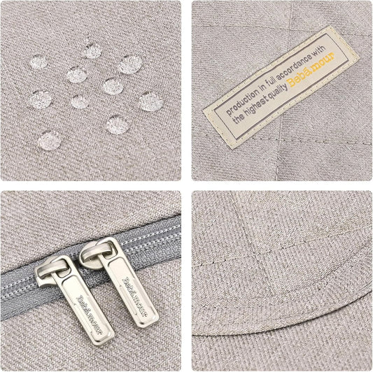 Bebear Capa de inverno para canguru, capa universal com capuz para canguru, adequada para todas as estações, cáqui.