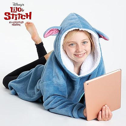 Disney Hoodies para meninas meninos, cobertor de moletom grande para crianças, presentes de ponto de Minnie Mickey