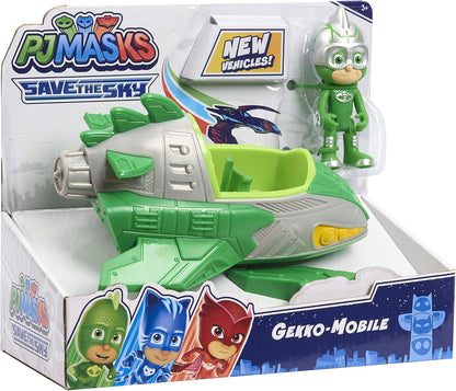PJ Masks Conjunto de Brinquedo  "Save the Sky" com Figura da Corujita (Owlette) – Presente para Crianças (JP PJMC1200)