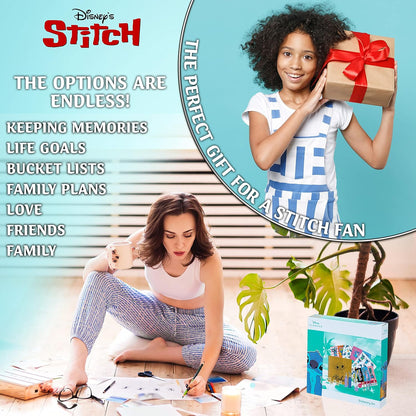 Disney Kit de scrapbook de pontos da para crianças, conjunto de artesanato com livro de recortes Wito, acessórios para scrapbooking, adesivos, carimbos, canetas de gel, glitter, conjunto de arte para meninas, presentes de ponto para meninas, roxo