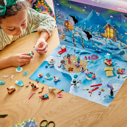 LEGO Calendário do Advento Friends 2026-42698 | Brinquedos para meninas a partir de 6 anos, 24 surpresas, 3 minibonecas, 6 figuras de animais e acessórios, presente de Natal, 211 peças