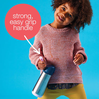 b.box Garrafa Térmica Esportiva com Bico Ajustável | Incline e Beba | Mantém as bebidas geladas por até 15 horas e quentes por até 8 horas | 500ml/16,9