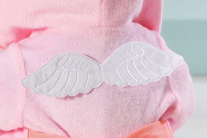 Baby Annabell Conjunto de Banho Deluxe 43cm - Estampa de Asas de Anjo e Ovelhas - Fácil para Mãos Pequenas, Brincadeiras Criativas Promovem Empatia e Habilidades Sociais, Para Crianças a partir de 3 Anos - Inclui Roupão, Macacão e Meias