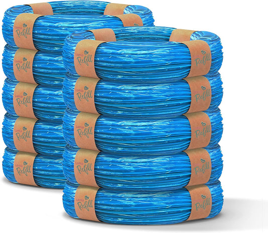 Recambio para bolsa de pañales compatible con los recambios del contenedor de pañales Tommee Tippee. Compatible con el recambio Twist and Click de Tommee Tippee. Bolsas para pañales ligeramente perfumadas (paquete de 10)