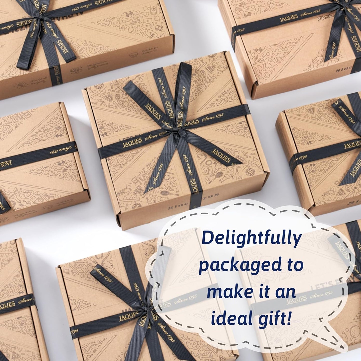 Jaques of London Conjunto de trem da | Brinquedos de madeira para crianças de 1, 2, 3, 4 e 5 anos | Trem de brinquedo para crianças | Brinquedos para bebês | Desde 1795 | Linda embalagem para presente | Presente de luxo da Jaques of London - Desde 1795