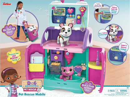 Doc McStuffins 92446 Móvil de rescate para mascotas todo en uno para bebé, multicolor