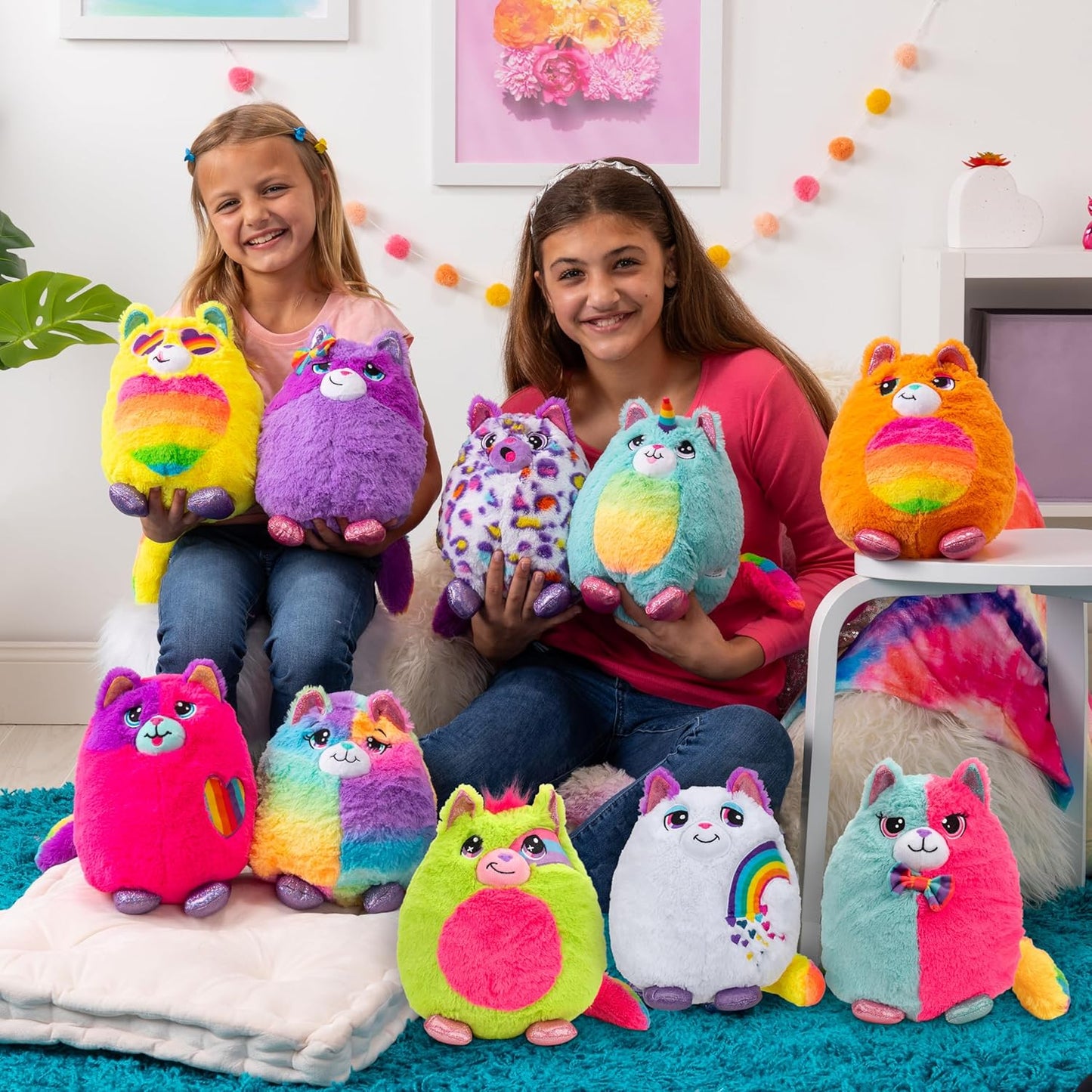 Basic Fun  Misfittens, Surprise Cat Plush Wave 4, Brinquedo macio e fofinho para meninas e meninos, Brinquedos para crianças pequenas, Presente de pelúcia para crianças, Adequado para crianças de 4 anos ou mais, Diversão básica, 03939
