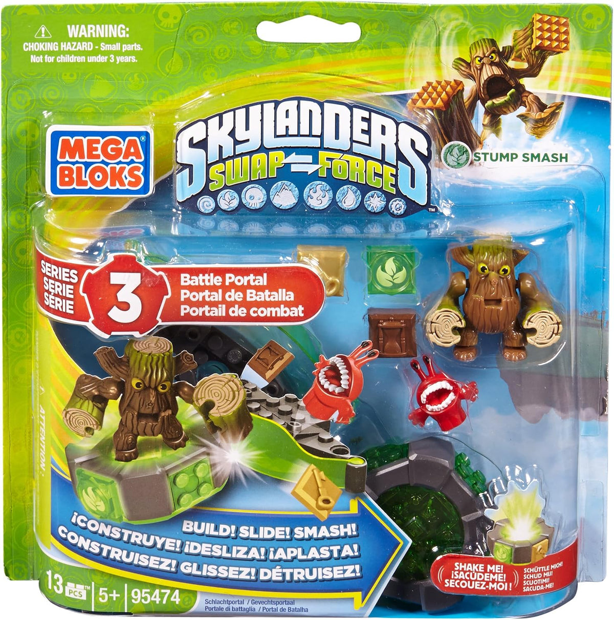 Mega Bloks Skylanders Portal de Batalha do Stump Smash