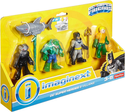 Imaginext Fisher Price DPD99 DC Super Friends Heróis e Vilões Batman e Aquaman (X7574)