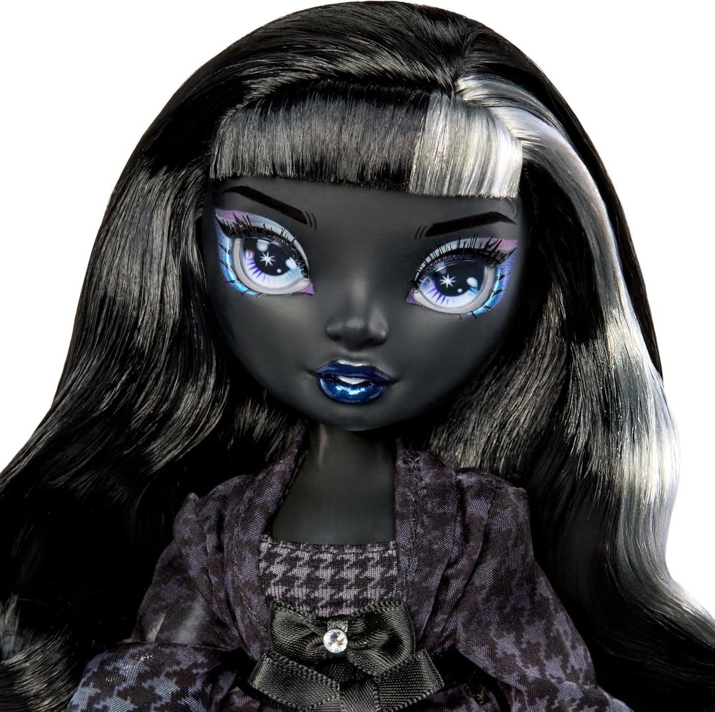 Rainbow High Shadow High Girl's Night - Shanelle Onyx - Boneca Fashion em tons de cinza de 28 cm, cabelo e roupa pretos com acessórios e pente - Para colecionadores e crianças a partir de 4 anos