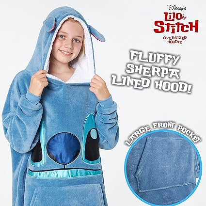 Disney Hoodies para meninas meninos, cobertor de moletom grande para crianças, presentes de ponto de Minnie Mickey