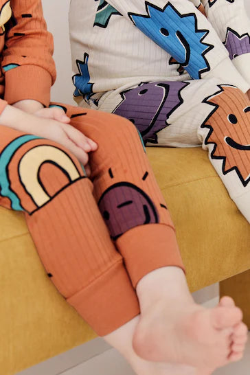 |Boy| Pacote De 3 Pijamas Snuggle - Multi Smile (9 meses a 10 anos)
