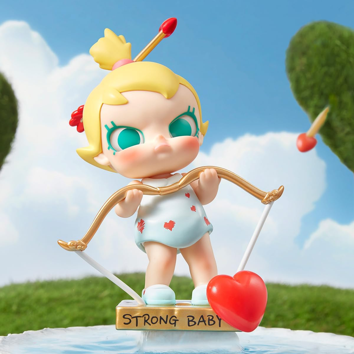 POP MART Baby Molly Baby Molly Future Painter 1 peça, design premium, presente para mulheres, boneco de ação colecionável chique e favorito dos fãs