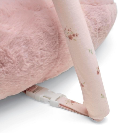 Tapete de atividades interativo para bebé Mamas & Papas, tapete de ginástica Welcome to The World, rosa