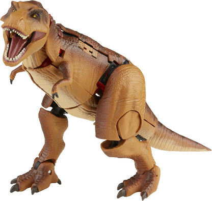 Transformers Generations Collaborative: Jurassic Park Mash-Up Tyrannocon Rex e Autobot JP93. Para maiores de 8 anos.