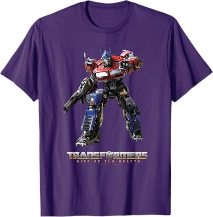 T-shirt de corpo inteiro Transformers: A Ascensão das Feras Optimus Prime