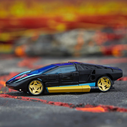 Figura de ação Wheeljack da classe Deluxe de Transformers Legacy do universo Armada