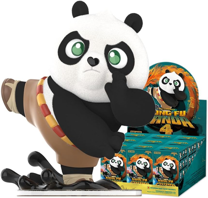 POP MART Universal Kung Fu Panda Série 3 Caixas 2,5 polegadas Personagem Articulado Design Premium presentes para mulheres Caixa surpresa favorita dos fãs Brinquedo colecionável Figura de ação de brinquedo de arte