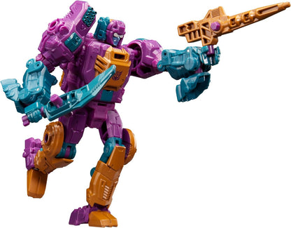 Transformers Age of the Primes Wreck ‘n Doom Collection - Conjunto com 2 figuras de acção transformáveis: Fisitron e Carnivac