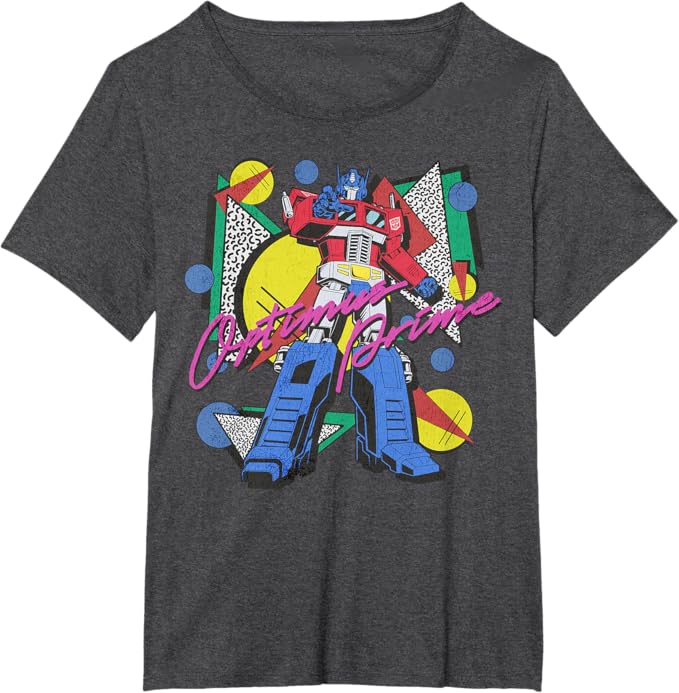 Transformers Retro Optimus Prime 80's Print T-Shirt