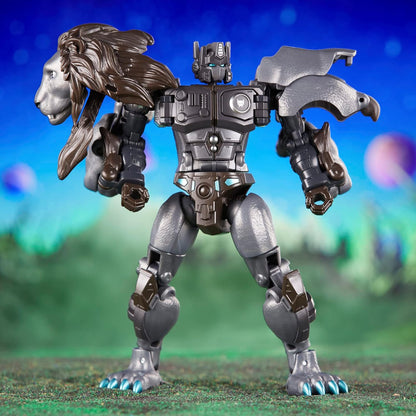Figura de ação Transformers Legacy Evolution Voyager Nemesis Leo Prime de 18 cm
