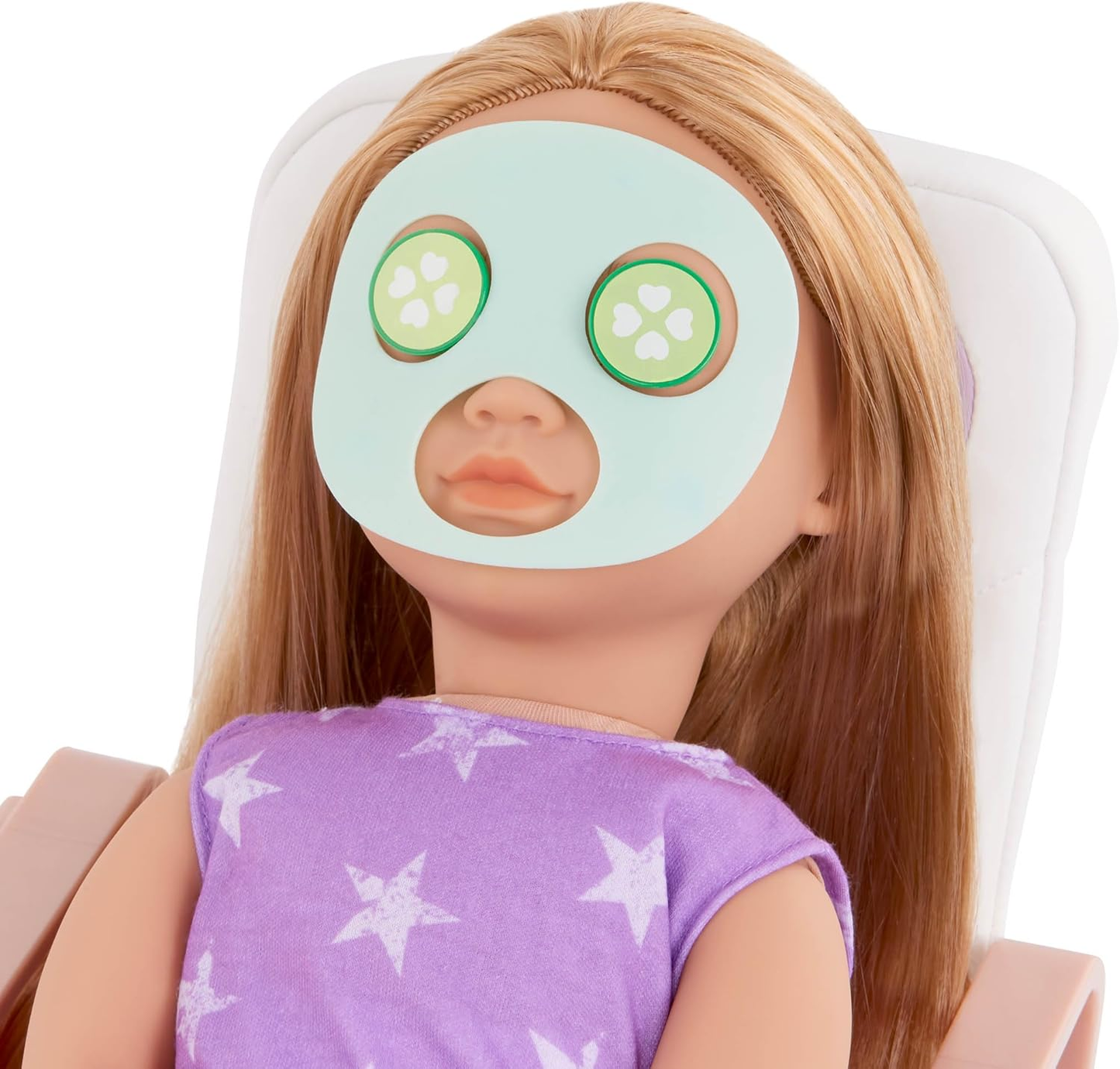 Our Generation Boneca Deluxe Emily com Livro de Histórias – Boneca organizadora de festas de 45 cm e livro de histórias para meninas e meninos, acessórios divertidos para festas, corpo macio e fofinho, para crianças a partir dos 3 anos