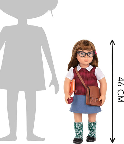 Boneca de atividades para professores da Our Generation, Taylor