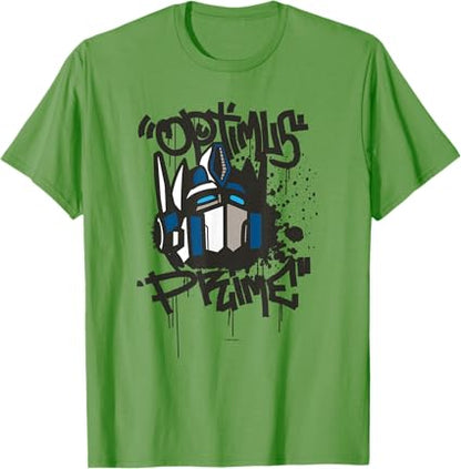 T-shirt Transformers Classic Optimus Prime com retrato em grafite