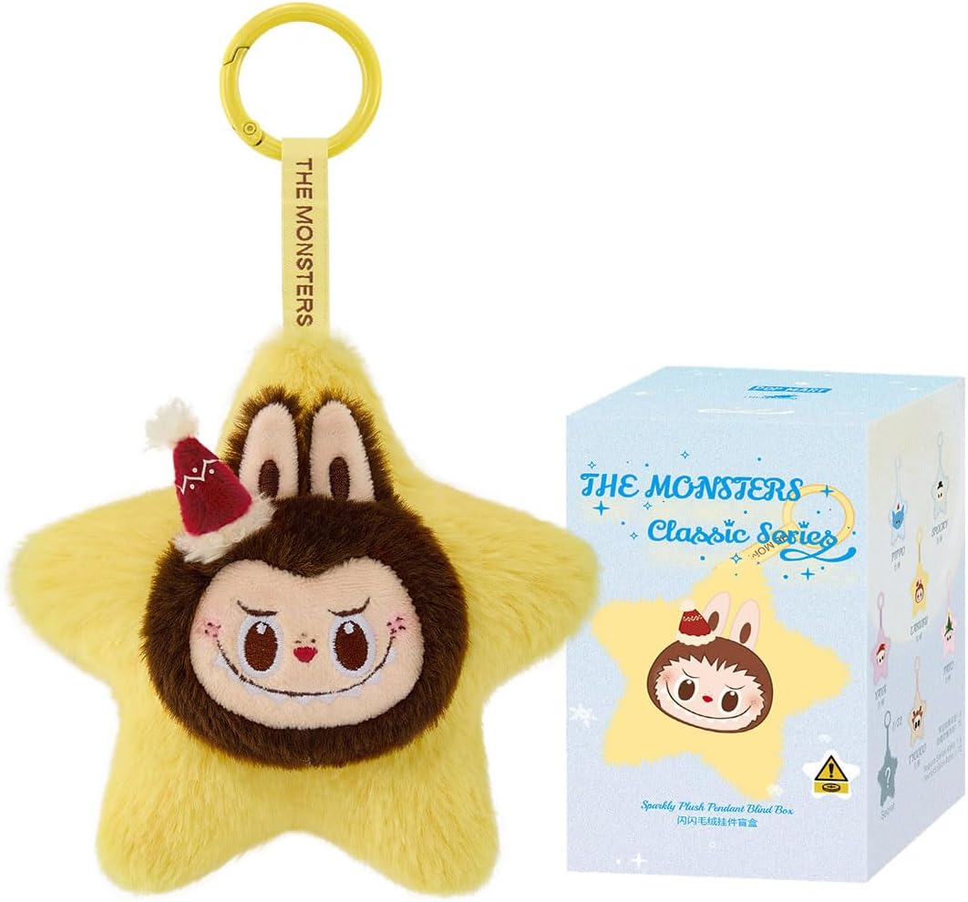 POP MART THE MONSTERS Conjunto quase oculto completo 1 peça 2,5 polegadas Personagem articulada Design premium Presentes para mulheres Figura de ação de brinquedo de arte chique favorita dos fãs