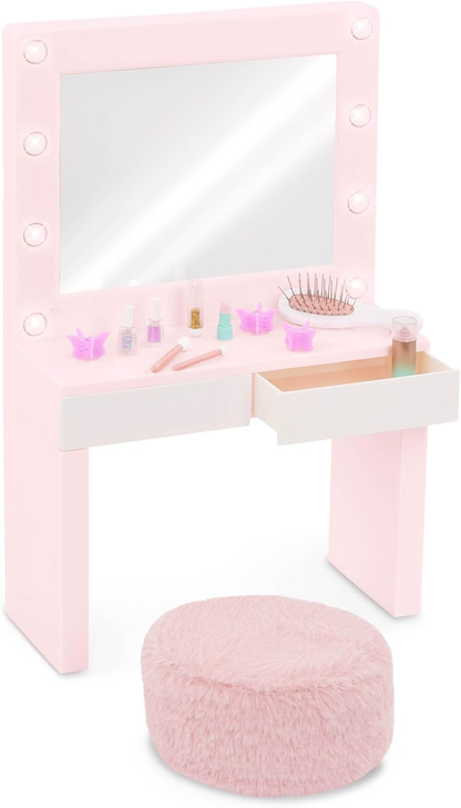 A Nossa Geração – Acessórios para bonecas de 45 cm – Caixa térmica com rodas – Brinquedos alimentares de faz de conta – Brincadeira imaginativa – Crianças a partir dos 3 anos – Caixa térmica de acampamento OG