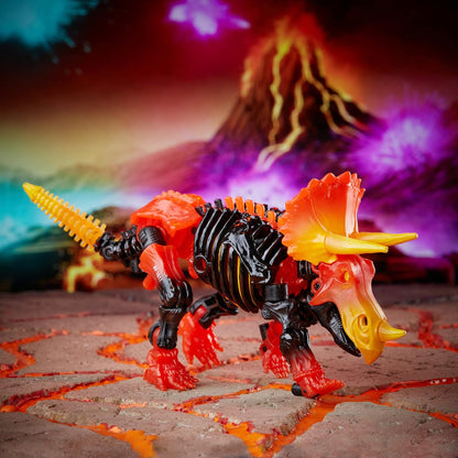 Transformers Generations War for Cybertron Classe Luxo - WFC-K39 Tricranius - Beast Power Fire Blasts Collection