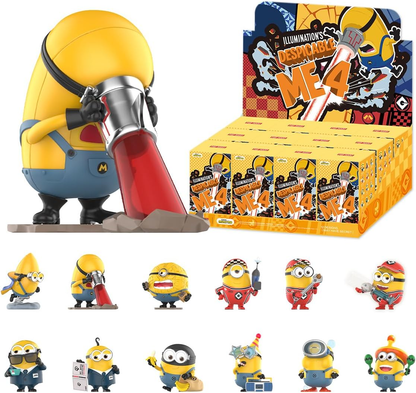 Figuras de ação colecionáveis da série POP Universal Me 4, 1 caixa de 2,5 polegadas, personagem articulado, design premium, presentes para mulheres, brinquedo de arte colecionável favorito dos fãs