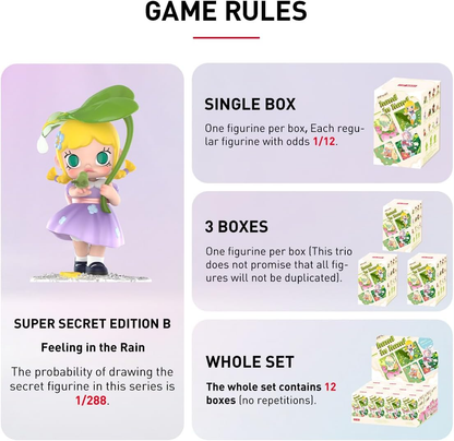 POP MART Hand in Hand Series Figuras 1 Caixa Articulada Personagem Design Premium Presentes para Mulheres Fã-Favorito Chic Art Toy Figura de Acção, Presente