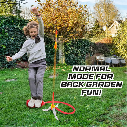 UAU! COISAS - HYPR Rocket 500, o selo voador mais alto para lançar foguetes, voa até 152 metros, 3 foguetes, jardim ou quintal ao ar livre, brinquedos e presentes para crianças, famílias, meninos e meninas