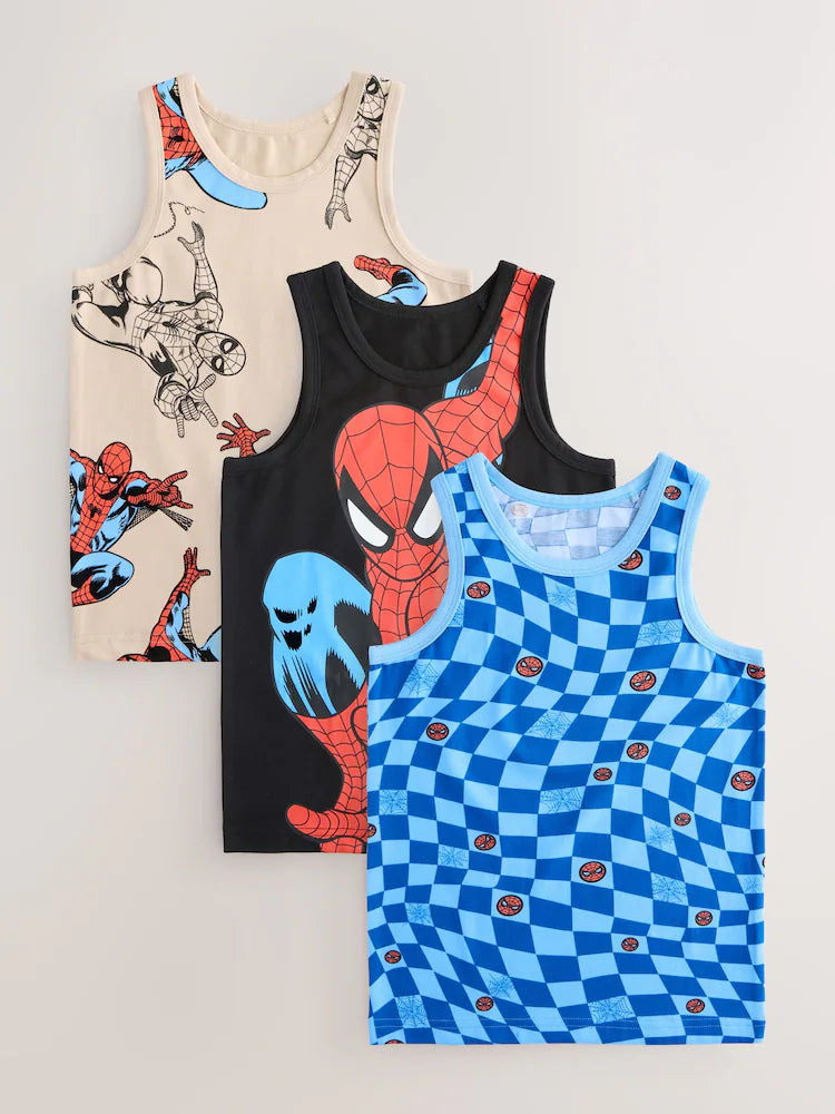 |Boy| Pacote Com 3 Coletes Multi Spiderman (1,5-10 anos)