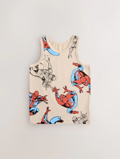 |Boy| Pacote Com 3 Coletes Multi Spiderman (1,5-10 anos)