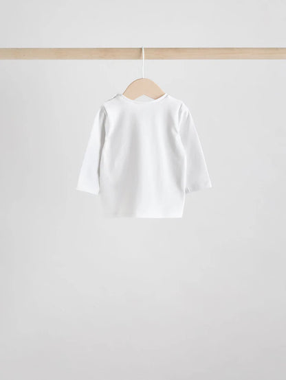 |BabyBoy| Conjunto De 6 Blusas e Leggings Cinza Estrela Para Bebê (0 meses a 2 anos)