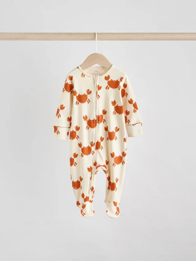 |BabyBoy| Pacote Com 3 Macacões Com Zíper Bidirecional Multi Baby (0-2 anos)