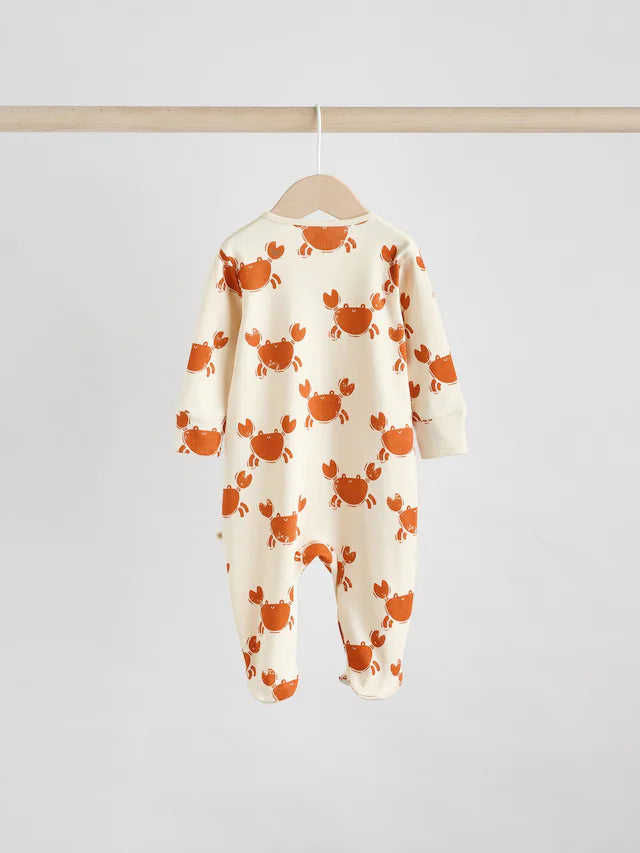 |BabyBoy| Pacote Com 3 Macacões Com Zíper Bidirecional Multi Baby (0-2 anos)