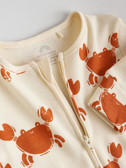 |BabyBoy| Pacote Com 3 Macacões Com Zíper Bidirecional Multi Baby (0-2 anos)