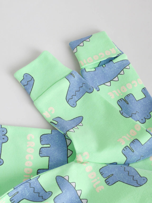 |BabyBoy| Pacote Com 4 Macacões De Dormir Animal Baby 100% Algodão (0 meses a 2 anos)