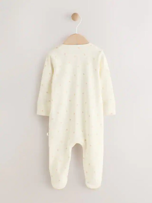 |BabyGirl| Macacão De Dormir Para Bebê I Love My Mummy Com Zíper Bidirecional (0-18 meses)
