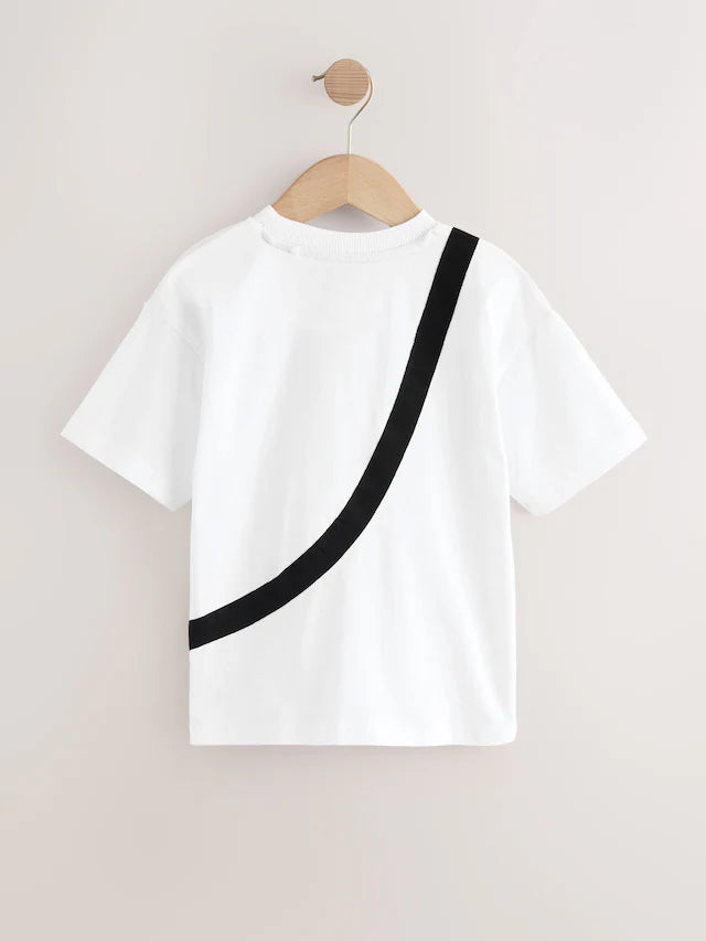 |BigBoy| Camiseta Branca Licenciada Do Minecraft (3 a 16 anos)