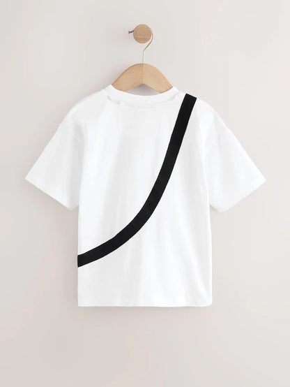 |BigBoy| Camiseta Branca Licenciada Do Minecraft (3 a 16 anos)