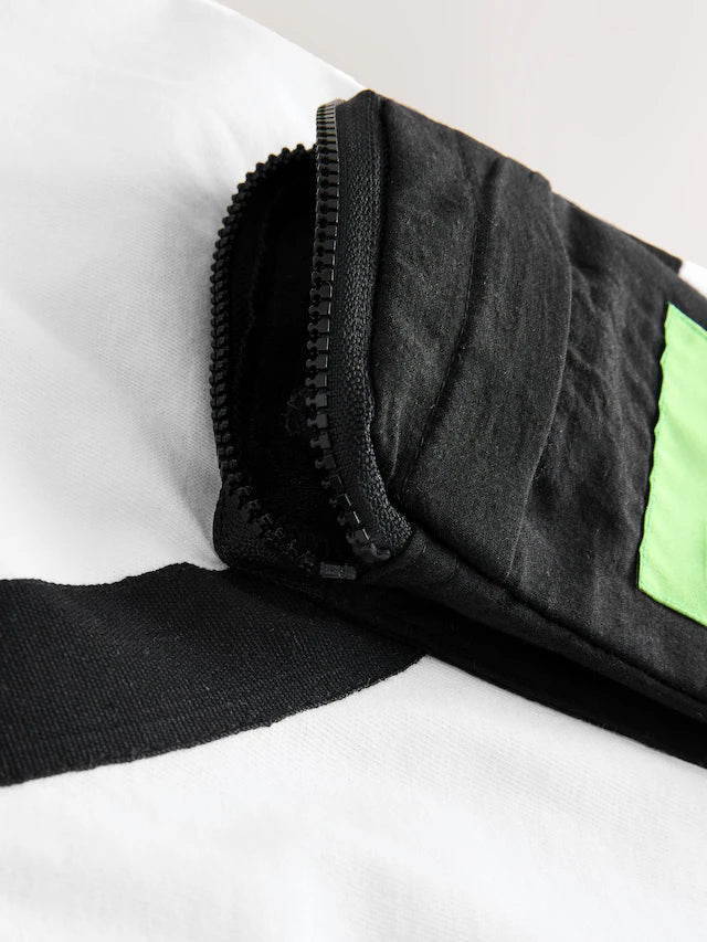 |BigBoy| Camiseta Branca Licenciada Do Minecraft (3 a 16 anos)