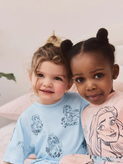 |BigGirl| Pacote Com 2 Camisolas Frozen Azuis (2-12 anos)