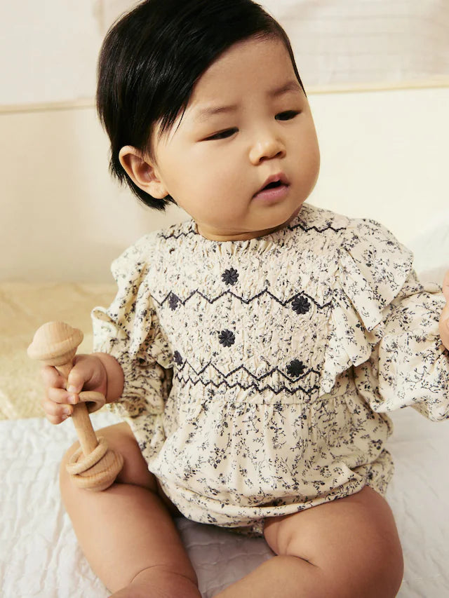 |BabyGirl| Macacão Floral Mono para Bebê Bloomer (0 meses a 3 anos)