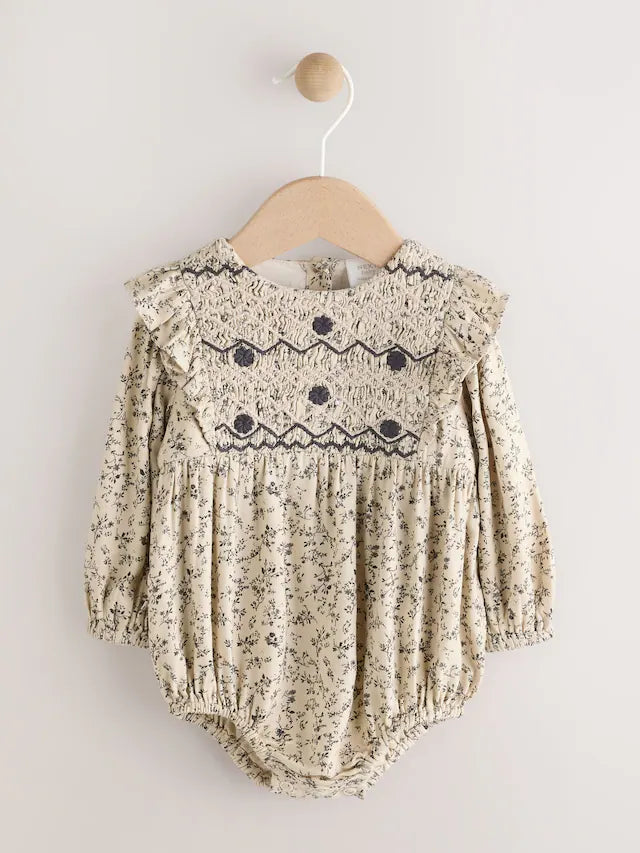 |BabyGirl| Macacão Floral Mono para Bebê Bloomer (0 meses a 3 anos)