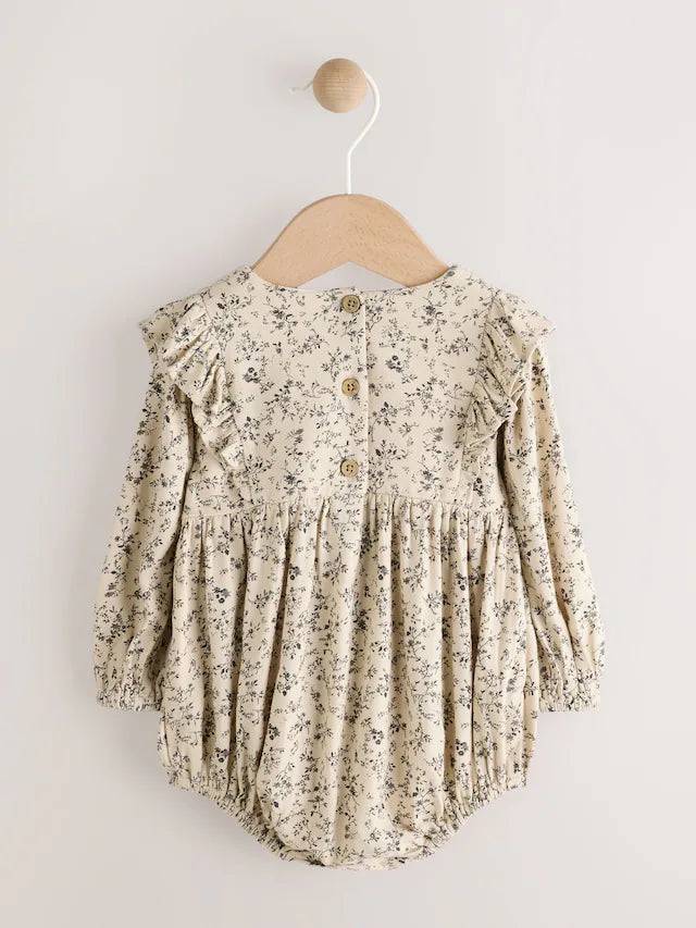 |BabyGirl| Macacão Floral Mono para Bebê Bloomer (0 meses a 3 anos)