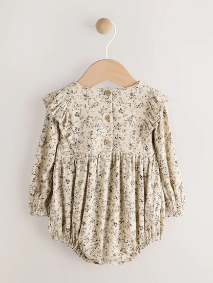 |BabyGirl| Macacão Floral Mono para Bebê Bloomer (0 meses a 3 anos)